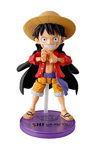 World Collectible Figure x S.H.Figuarts Monkey D. Luffy 75mm Action Figure NEW_1