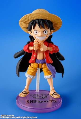 World Collectible Figure x S.H.Figuarts Monkey D. Luffy 75mm Action Figure NEW_2