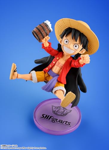 World Collectible Figure x S.H.Figuarts Monkey D. Luffy 75mm Action Figure NEW_4