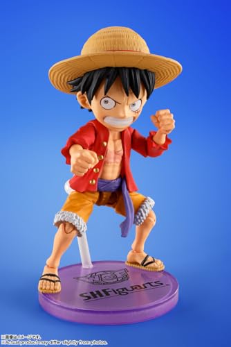 World Collectible Figure x S.H.Figuarts Monkey D. Luffy 75mm Action Figure NEW_5