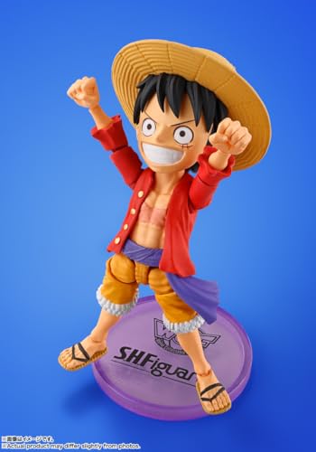 World Collectible Figure x S.H.Figuarts Monkey D. Luffy 75mm Action Figure NEW_7