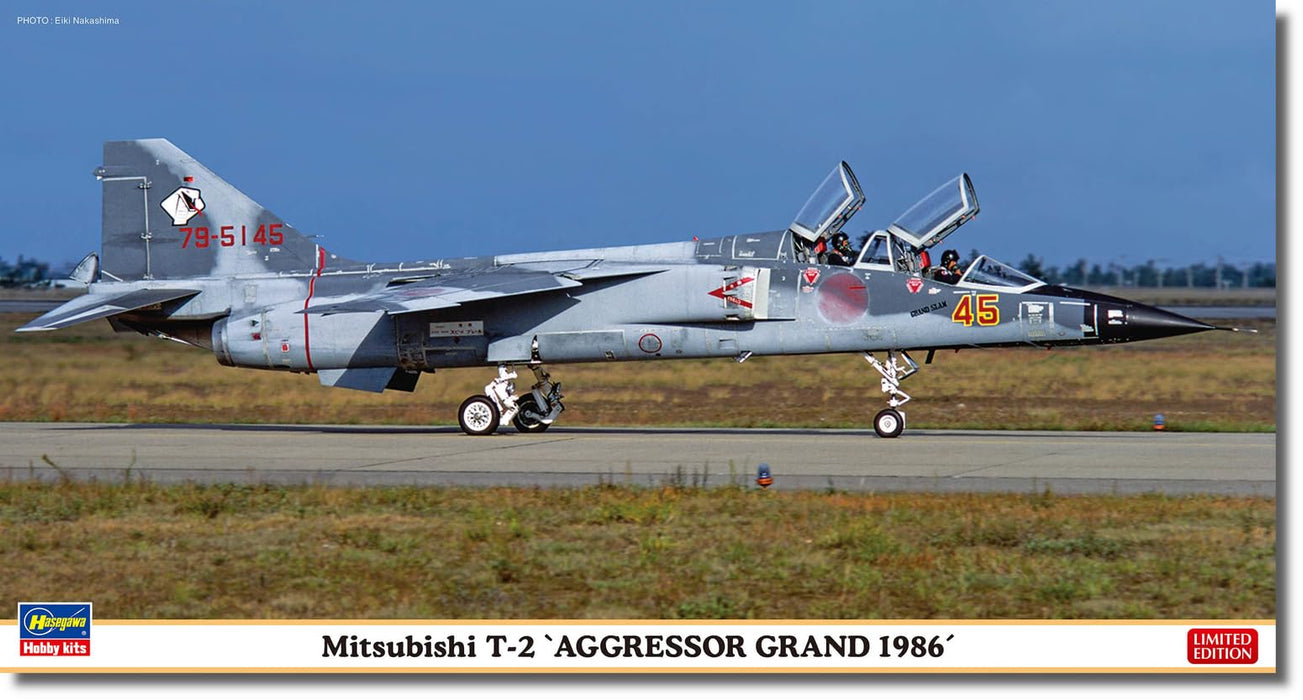 Hasegawa 1/48 Mitsubishi T-2 Aggressor Grand 1986 Plastic Model Kit 7543 NEW_1