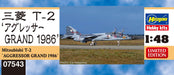 Hasegawa 1/48 Mitsubishi T-2 Aggressor Grand 1986 Plastic Model Kit 7543 NEW_2