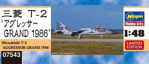 Hasegawa 1/48 Mitsubishi T-2 Aggressor Grand 1986 Plastic Model Kit 7543 NEW_2