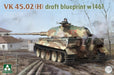Takom 1/35 German VK45.02(H) Draft Blueprint w1461 Plastic Model Kit TKO2191 NEW_3