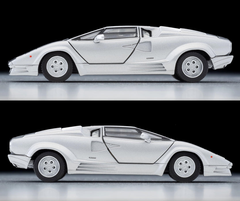 Tomytec TLV-N Lamborghini Countach 25th Anniversary Silver Diecast Car 328001_3