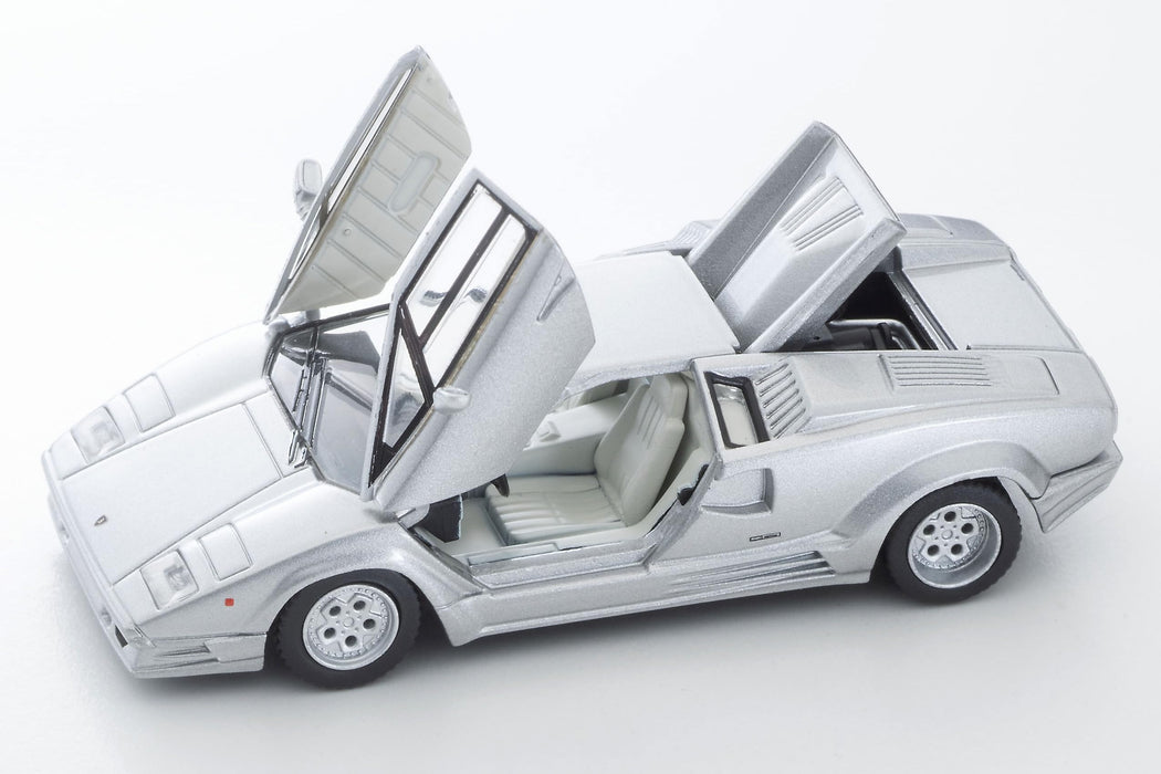 Tomytec TLV-N Lamborghini Countach 25th Anniversary Silver Diecast Car 328001_5