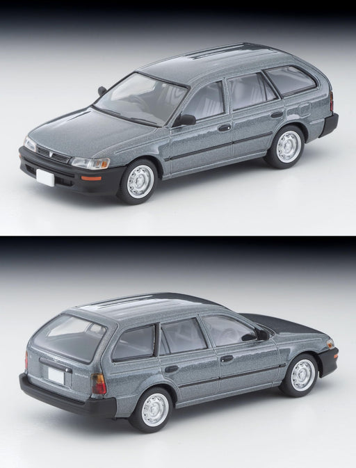 Tomytec TLV-N334a Toyota Sprinter Wagon L Gray 1995 Diecast Miniature Car 331100_2