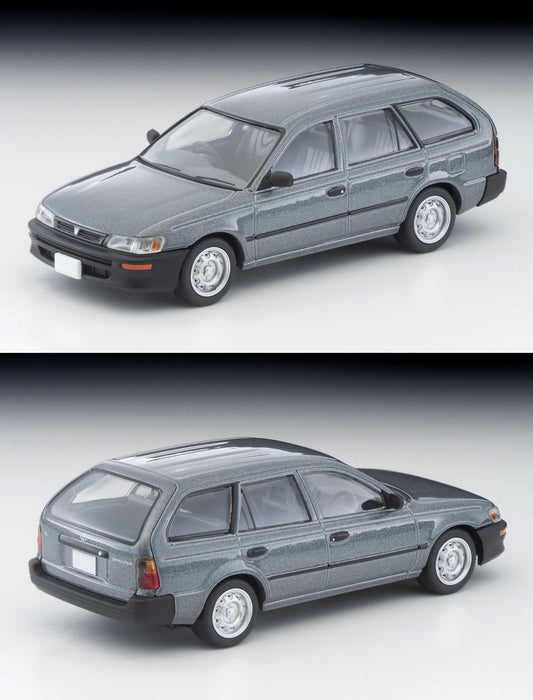 Tomytec TLV-N334a Toyota Sprinter Wagon L Gray 1995 Diecast Miniature Car 331100_2