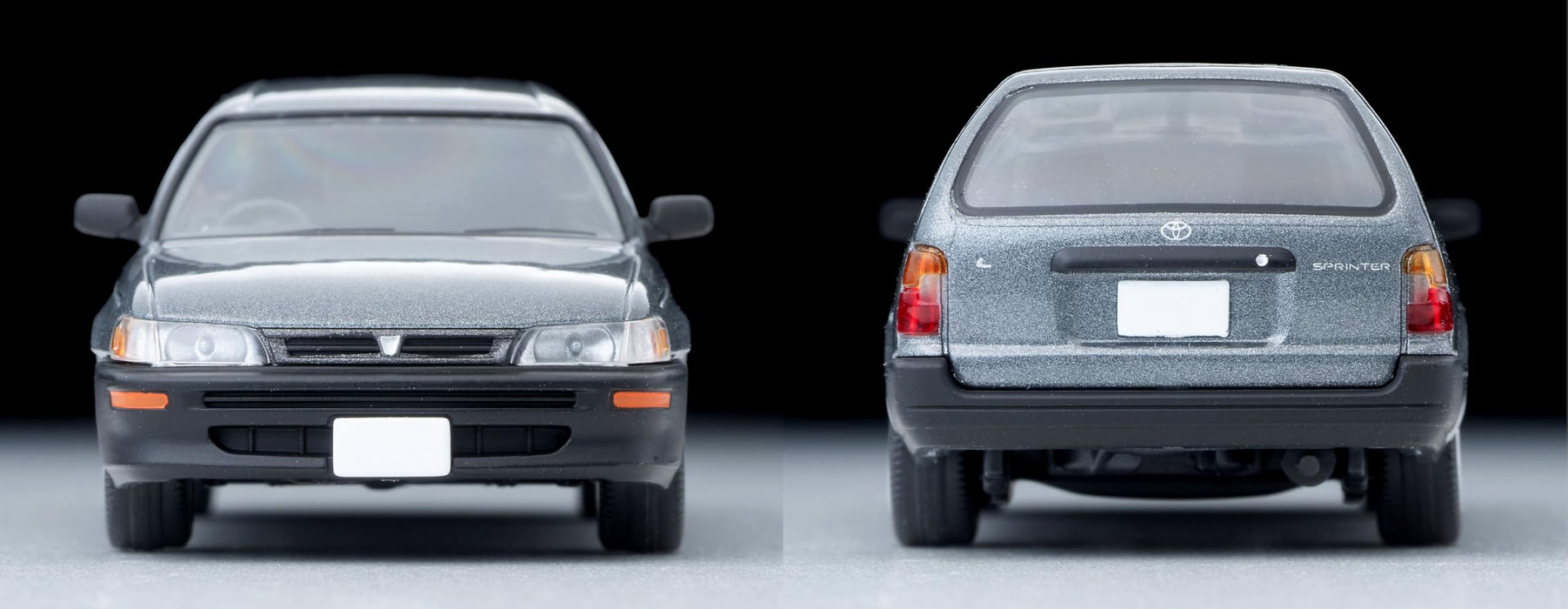 Tomytec TLV-N334a Toyota Sprinter Wagon L Gray 1995 Diecast Miniature Car 331100_4