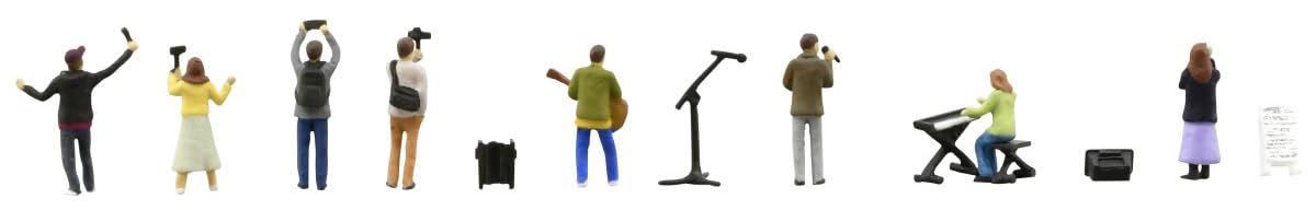 Tomytec Visual Scene Accessory 142 People in Front of the Station Figure NEW_2