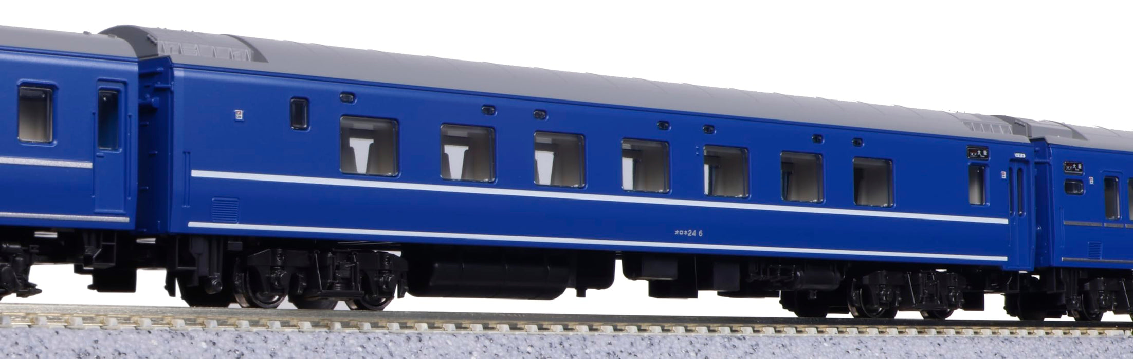 Kato N gauge Series 24 Type 25 Express Sleeping Car Ginga 9-Car Set 10-1998 NEW_7