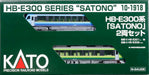 Kato N gauge Series HB-E300 SATONO 2-Car Set Diesel car 10-1918 Model Train 6849_6