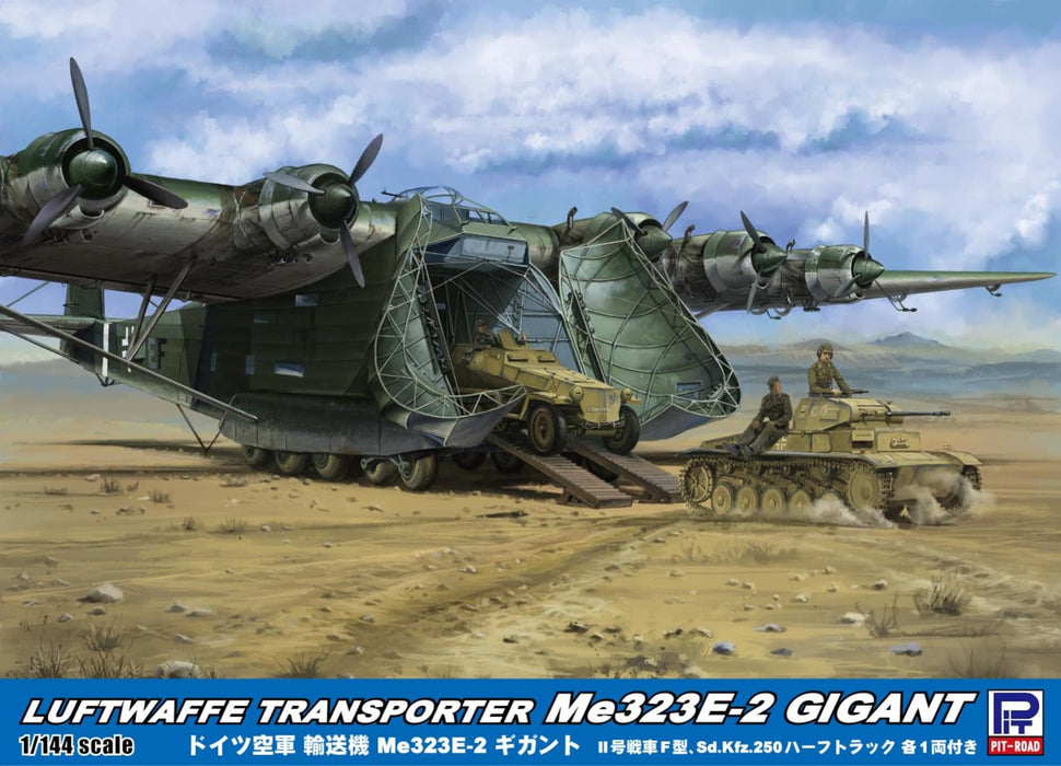 Pit-Road 1/144 Luftwaffe Transport Aircraft Me 323E-2 Gigant Model Kit SN23 NEW_5