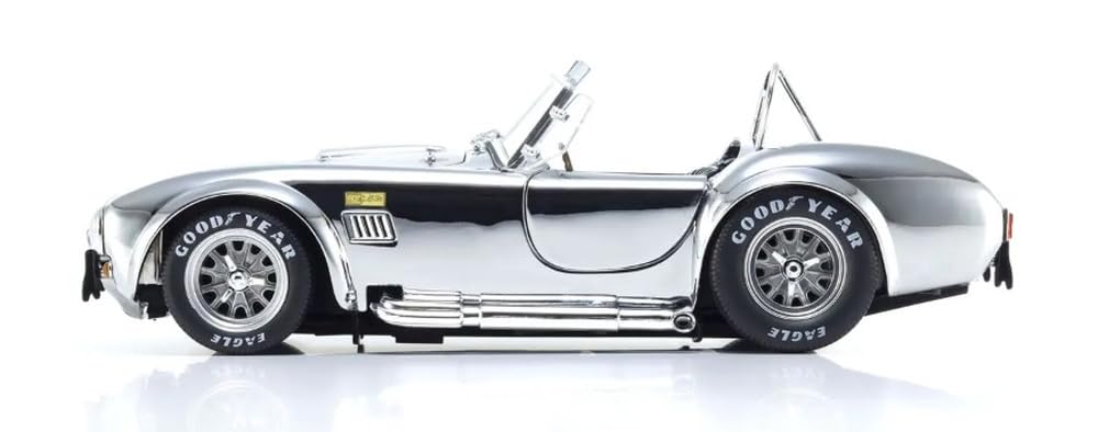 Kyosho Original 1/18 SHELBY COBRA 427 S/C CHROME Silver KS08047CP Diecast Car_3