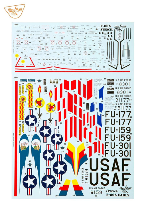 Clear Prop! 1/48 America F-86A Plastic Model Kit CPU4824 Molding Color 15+ NEW_2