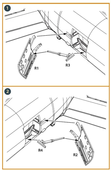 1/48 North American F-86A air brakes for CP kits for Clear Prop! CPUA48051 NEW_4