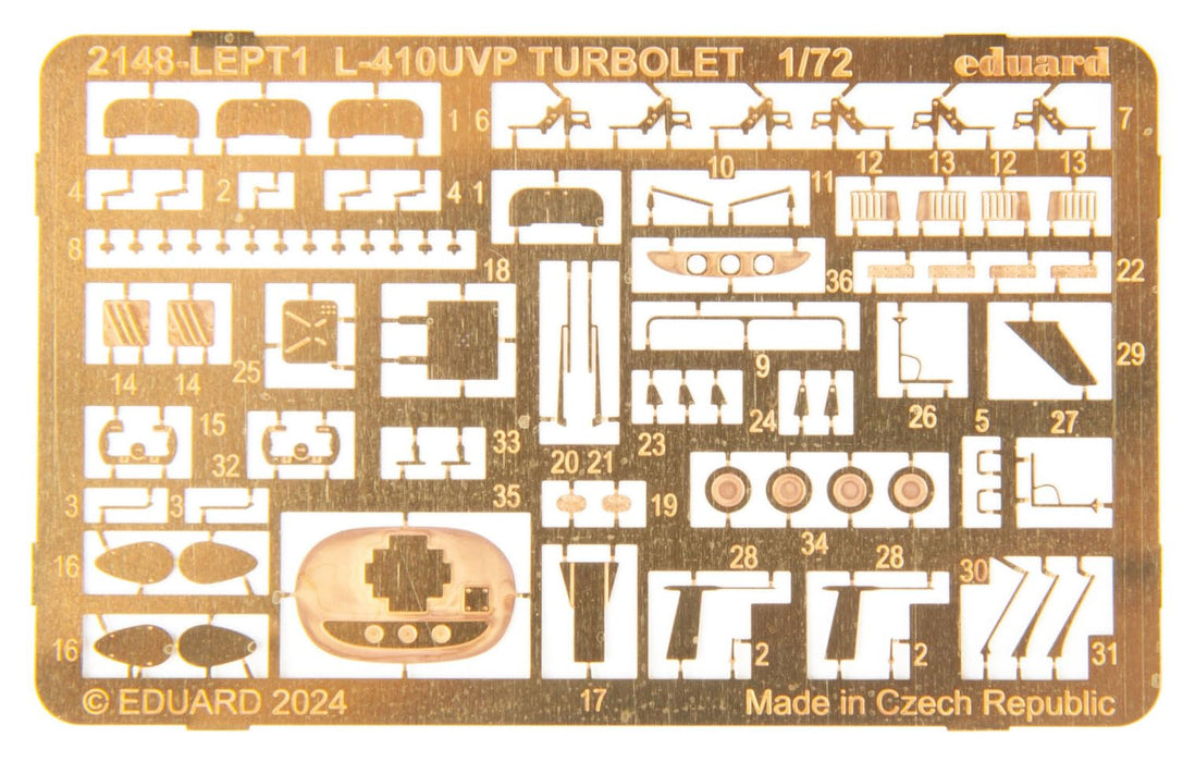 Eduard 1/72 L-410UVP Turbolet Limited Edition Plastic Model Kit EDU2148 NEW_5
