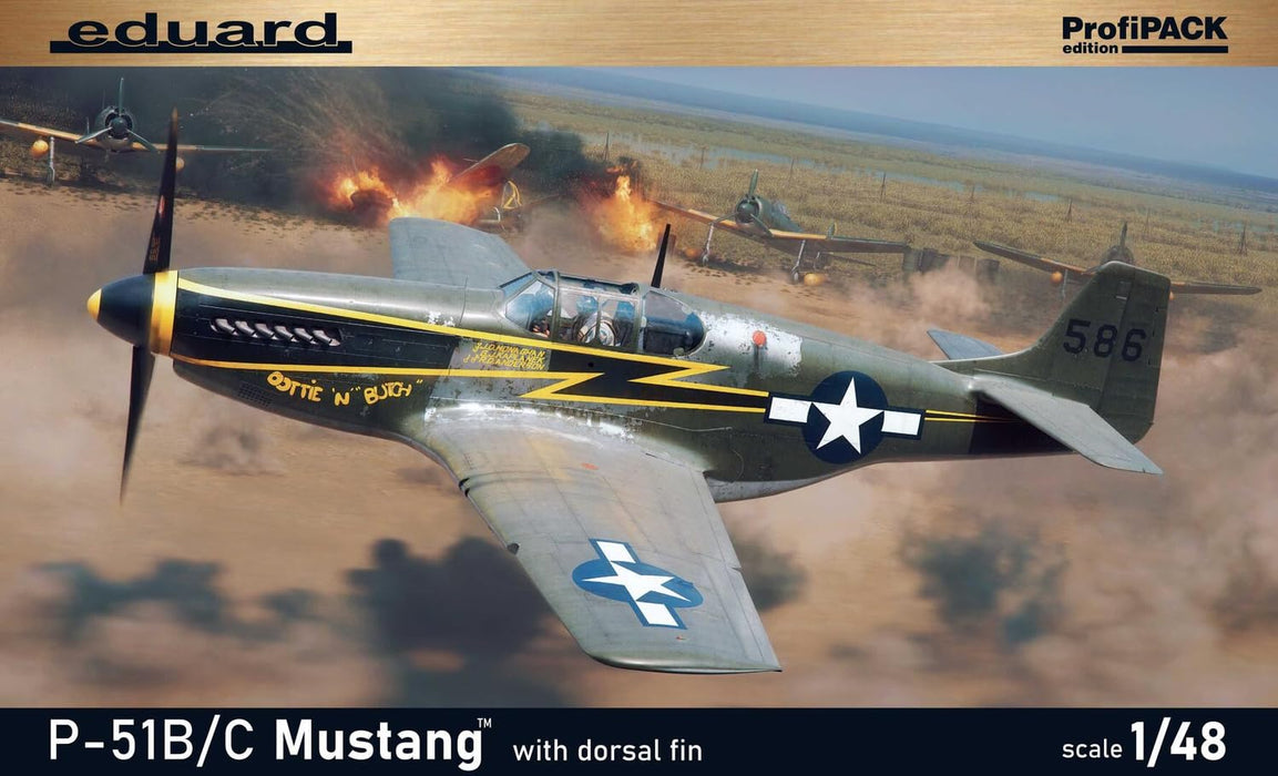 Eduard 1/48 P-51B/C Mustang w/ dorsal fin ProfiPACK Plastic Model Kit EDU82108_7