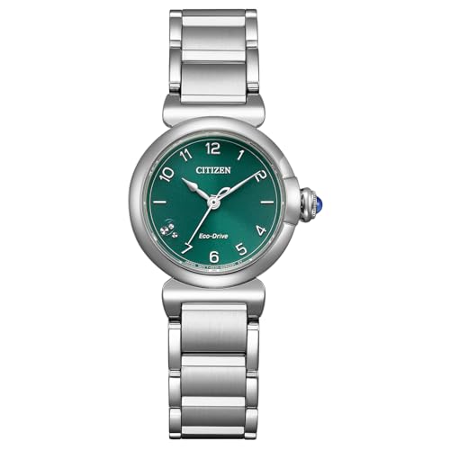 CITIZEN L EM1130-83X ROUND Collection Eco Drive Green Women's Watch Stainless_1