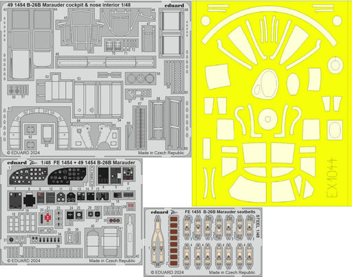 Eduard 1/48 B-26B Marauder Big Ed Martin Parts Set Part I for ICM EDUBIG49421_1