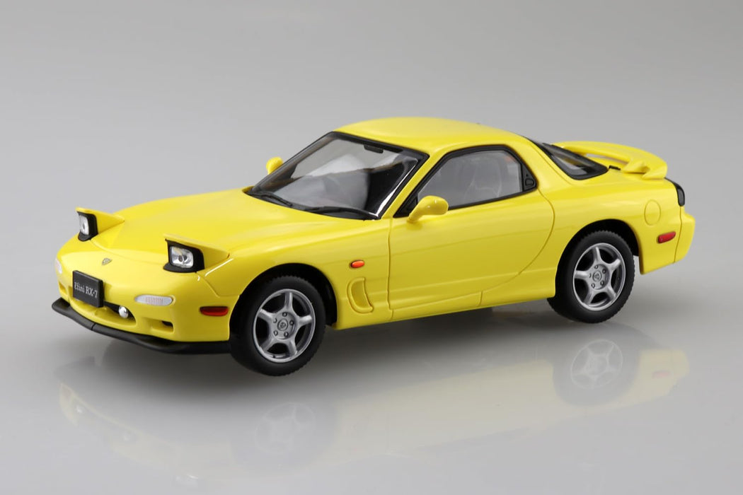 Aoshima 1/32 Rakupla Snap Kit No.04-CY Infini FD3S RX-7 Yellow Model Kit NEW_2