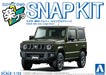 Aoshima 1/32 Rakupla Snap Kit No.09-JG Suzuki JB64 Jimny Jungle Green Kit NEW_4