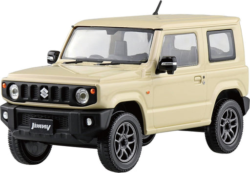 Aoshima 1/32 Rakupla Snap Kit No.09-CI Suzuki JB64 Jimny Chiffon Ivory Metallic_1