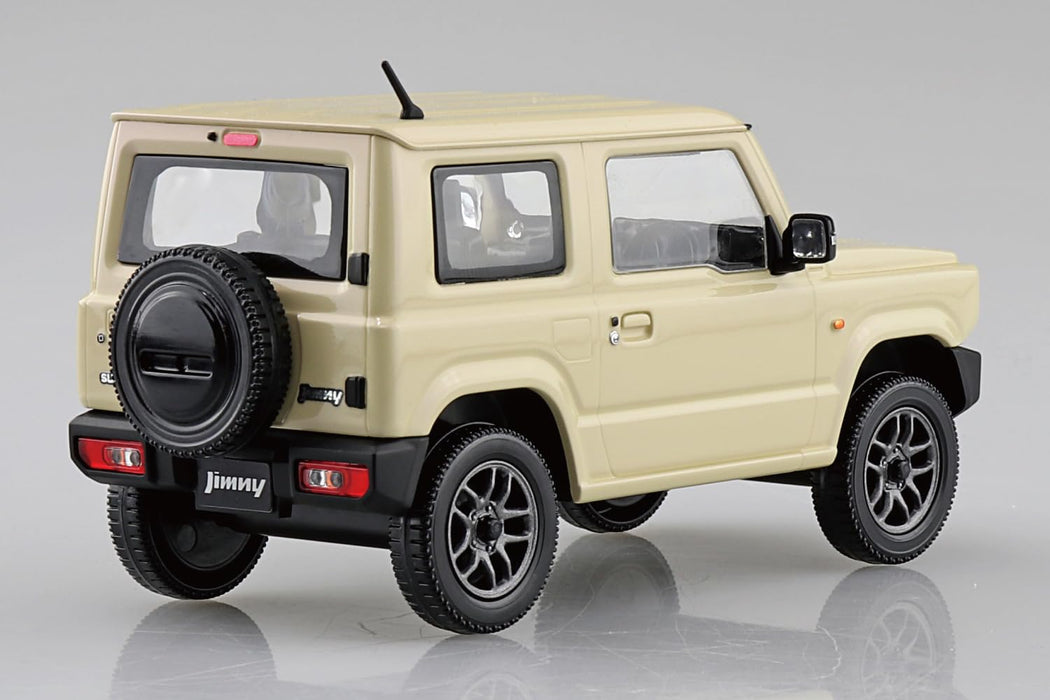 Aoshima 1/32 Rakupla Snap Kit No.09-CI Suzuki JB64 Jimny Chiffon Ivory Metallic_3