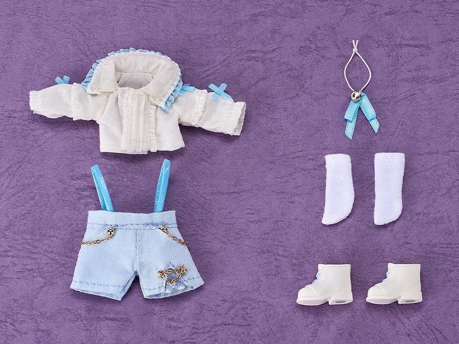 Nendoroid Doll Outfit Set: Suspender Shorts Set White & Blue Good Smile Company_2