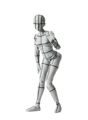 S.H.Figuarts Body-chan Sport Edition Wire Frame Gray Color Ver. Figure BAS67308_1