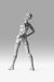 S.H.Figuarts Body-chan Sport Edition Wire Frame Gray Color Ver. Figure BAS67308_3