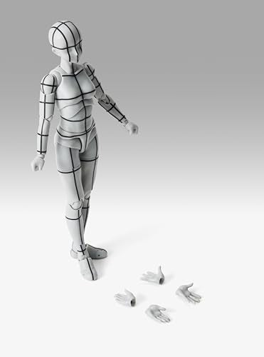 S.H.Figuarts Body-chan Sport Edition Wire Frame Gray Color Ver. Figure BAS67308_7