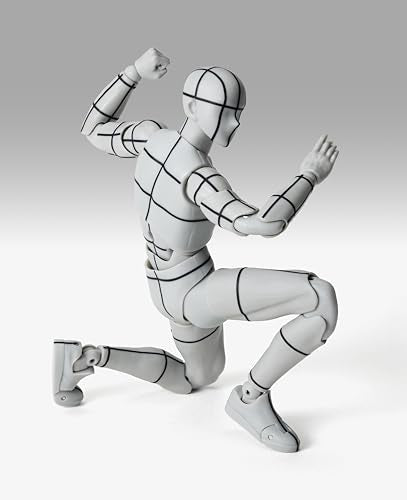 S.H.Figuarts Body-kun Sport Edition Wire Frame Gray Color Ver. Figure BAS67307_4
