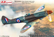 AZ Model 1/72 U.K. Spitfire Mk.18e Plastic Model Kit  AZM7884 w/ 3 Markings NEW_3