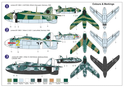 AZ Model 1/72 German Junkers EF 128E-1 Over Europe Plastic Model Kit AZM7886 NEW_2