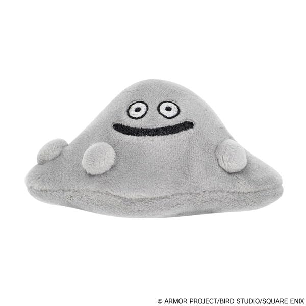 Square Enix Smile Slime Let's Squeeze! Lone Metal Slime W90xD7xH50mm Polyester_1