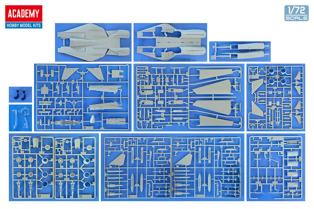 Academy 1/72 U.S. F-14D Super Tomcat VF-2 Bounty Hunters Plastic Model Kit 12590_3