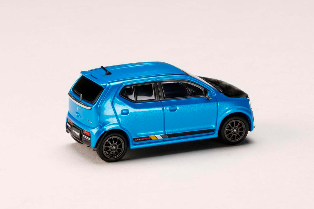 1/64 Suzuki Alto Works HA36S Carbon Bonnet Custom Ver. Blue HJ641070CBL NEW_2