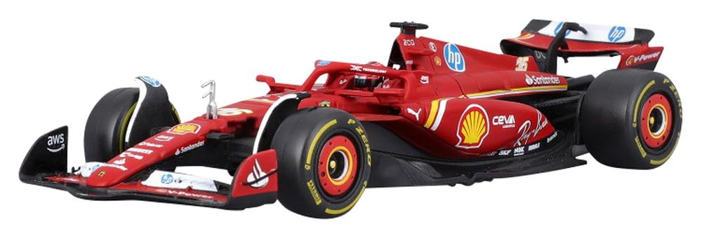 Kyosho Bburago 1/43 Ferrari SF-24 Imola 2024 No.16 C.Leclerc w/Driver 18-36843LI_1