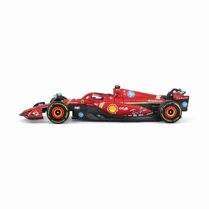 Kyosho Bburago 1/43 Ferrari SF-24 Imola 2024 No.55 C.Sainz Jr w/Driver 1836843SI_3
