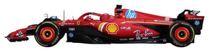 Kyosho Bburago Ferrari SF-24 F-1 2024 No.16 C.Leclerc w/Driver Figure 18-16815L1_1