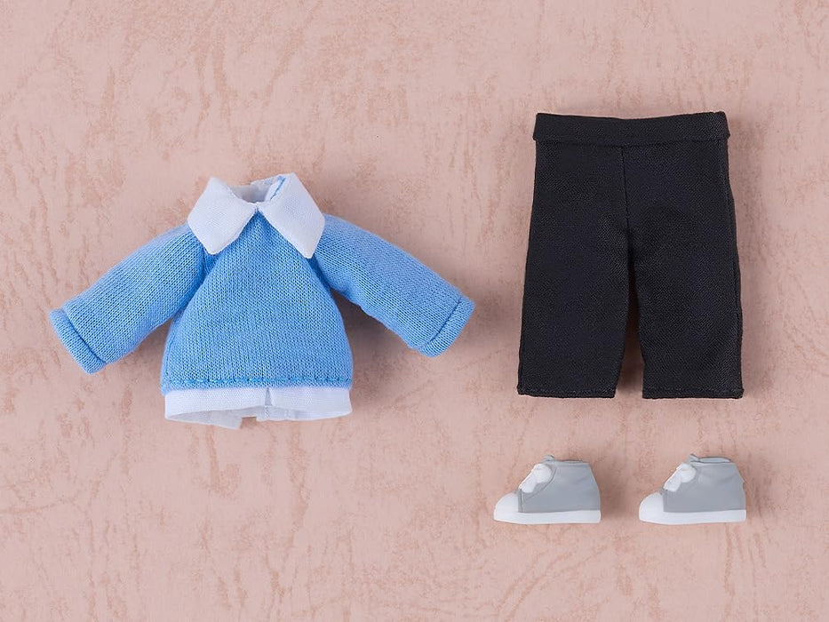 Good Smile Company Nendoroid Doll Outfit Set: Campus Outfit Boy Blue Cloth NEW_2