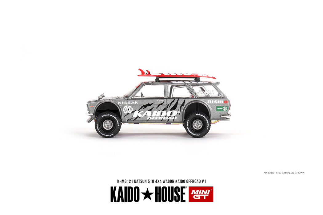 True Scale Nissan Datsun KAIDO 510 Wagon 4x4 Kaido Offroad V1 1/64 RHD KHMG121_4