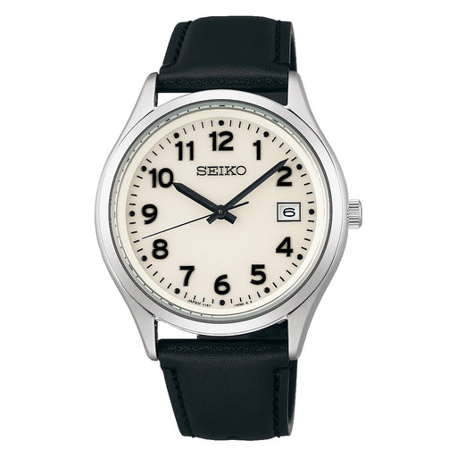 SEIKO SELECTION SBPX157 Stainless Steel Solar Analog Watch Full Lume Dial Silver_1