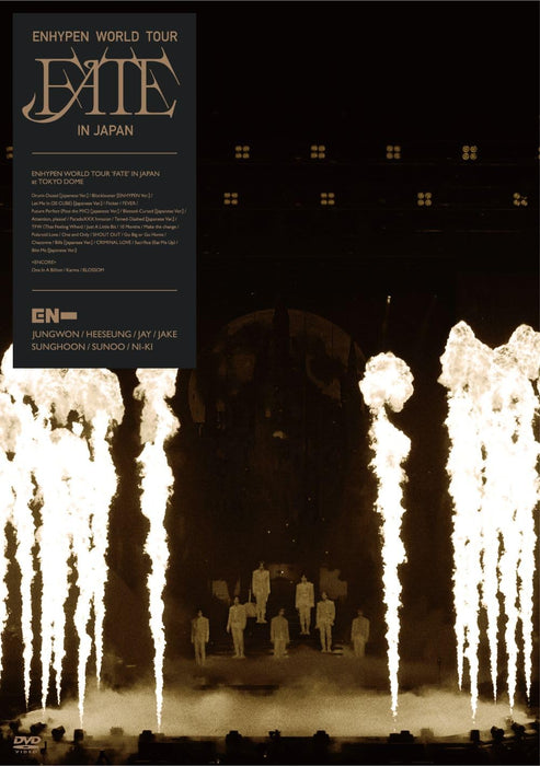 [DVD] ENHYPEN WORLD TOUR FATE IN JAPAN Standard Edition TYBT-19048 K-Pop NEW_1