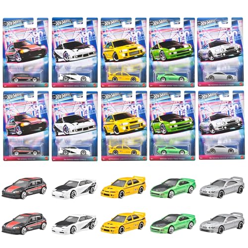 Hot Wheels Theme Automotive Assortment 90's Street Scene Set of 10 987K-GDG44_1