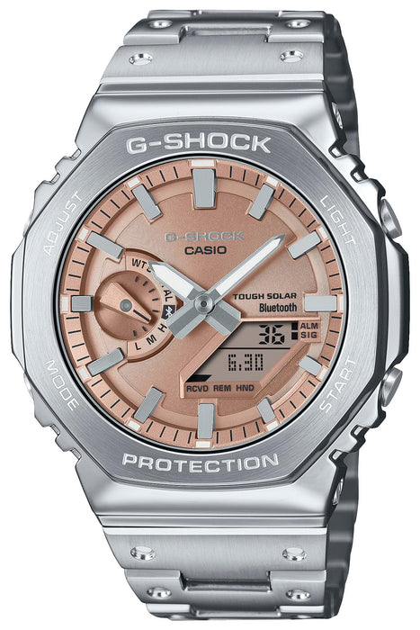 CASIO G-SHOCK GM-B2100AD-5AJF Silver Full Metal Analog Digital Men Watch NEW_1