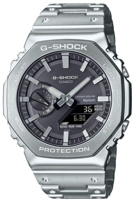 CASIO G-SHOCK GM-B2100SD-1AJF Silver Full Metal Analog Digital Men Watch NEW_1