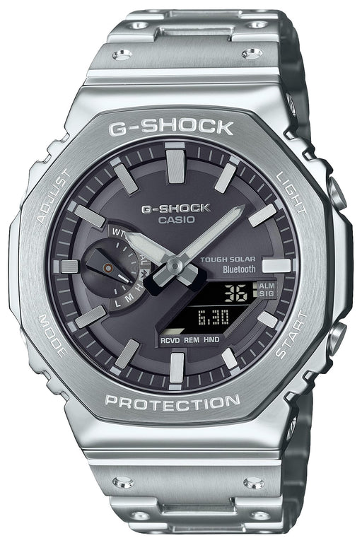 CASIO G-SHOCK GM-B2100SD-1AJF Silver Full Metal Analog Digital Men Watch NEW_1